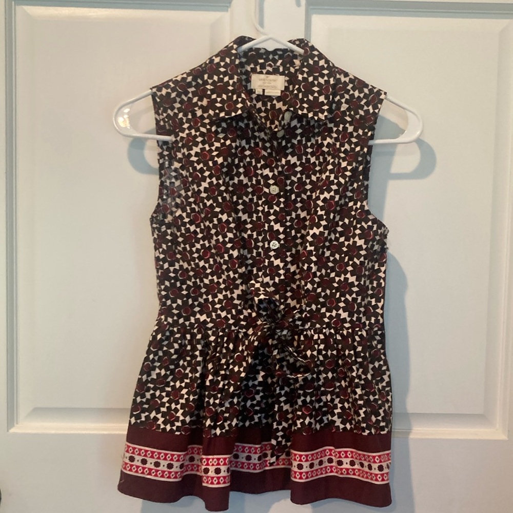 Kate Spade Floral Sleeveless Top